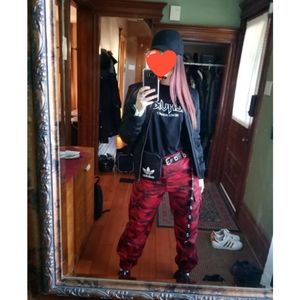 Red Camo Cargo Pants
